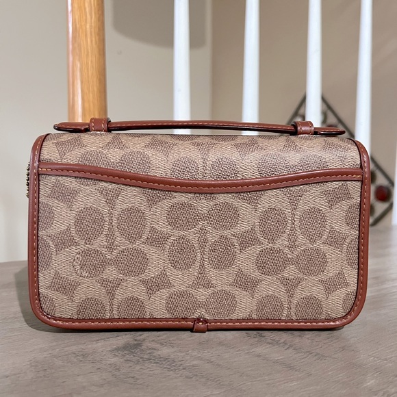 ❌SOLD❌Coach Brown Signature Canvas Bag - Picture 3 of 14